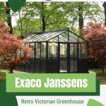 Janssens Retro Victorian Greenhouse in fall wooded area