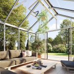 Interior view of Exaco Livingten Insulated Glass Greenhouse