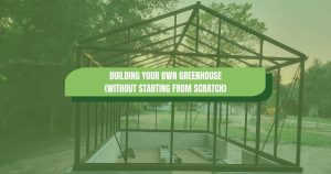 Text overlay on a Building Your Own Greenhouse (Without Starting From Scratch)